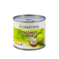 Молоко КОКОСОВОЕ органические 17% 200мл (Econutrena) - магазин здорового питания «Добрый лес»