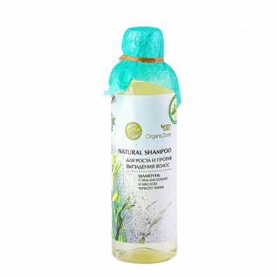 Шампунь c АНА-кислотами для роста и против выпадения волос 250мл (OrganicZone) - магазин здорового питания «Добрый лес»