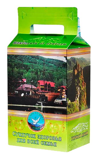 Бальзамы сундук СЕМЕЙНЫЙ подарочный набор 250мл (Благодать) - магазин здорового питания «Добрый лес»