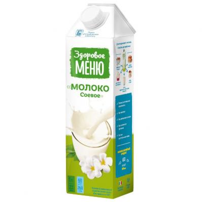 Молоко СОЕВОЕ 1л (Здоровое меню) - магазин здорового питания «Добрый лес»
