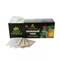 Чай зеленый СМОРОДИНА ПИХТА ИМБИРЬ 25ф/п (Алтай-Старовер) - магазин здорового питания «Добрый лес»