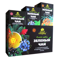 Чай зеленый ПОДАРОЧНЫЙ НАБОР 3 в 1 (Алтай-Старовер) - магазин здорового питания «Добрый лес»