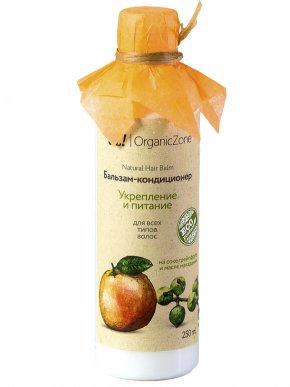 Бальзам для всех типов волос УКРЕПЛЕНИЕ И ПИТАНИЕ 250мл (OrganicZone) - магазин здорового питания «Добрый лес»