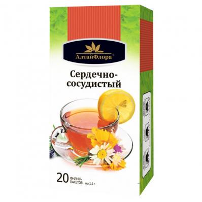 Чайный напиток СЕРДЕЧНО-СОСУДИСТЫЙ 20ф/п (Алтайская Чайная Компания) - магазин здорового питания «Добрый лес»