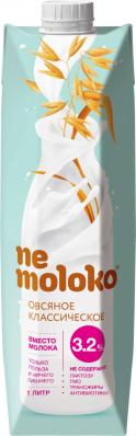 Напиток овсяный КЛАССИЧЕСКИЙ 3,2% 1л (NeMoloko) - магазин здорового питания «Добрый лес»