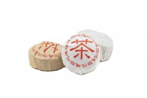 Чай Китайский Элитный Шу пуэр прессованный Хуа То с хризантемой 1шт (Мелодия чая) - магазин здорового питания «Добрый лес»
