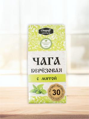 Чайный напиток ЧАГА березовая с мятой 30ф/п (Chagoff) - магазин здорового питания «Добрый лес»