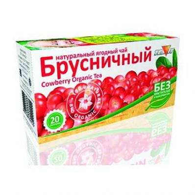 Чайный напиток БРУСНИЧНЫЙ 20ф/п (Тиавит) - магазин здорового питания «Добрый лес»