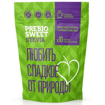 Подсластитель с пребиотиками СТЕВИЯ 150гр (Prebio Sweet) - магазин здорового питания «Добрый лес»