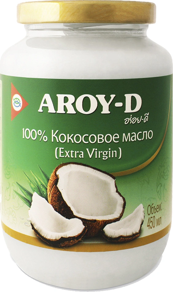 Масло КОКОСОВОЕ 450мл (AROY-D) - магазин здорового питания «Добрый лес»