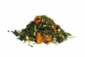 Чай Зелёный Детокс С ИМБИРЁМ КОРИЦЕЙ И МЁДОМ весовой (Мелодия чая) - магазин здорового питания «Добрый лес»