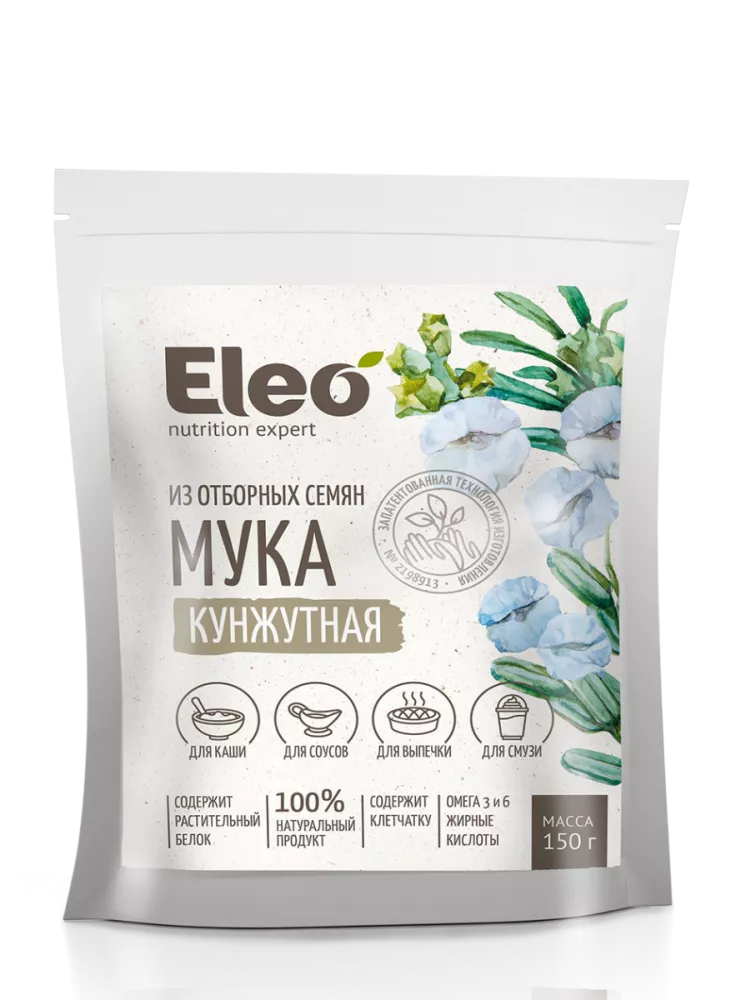 Мука из семян КУНЖУТА 150гр (Eleo) - магазин здорового питания «Добрый лес»