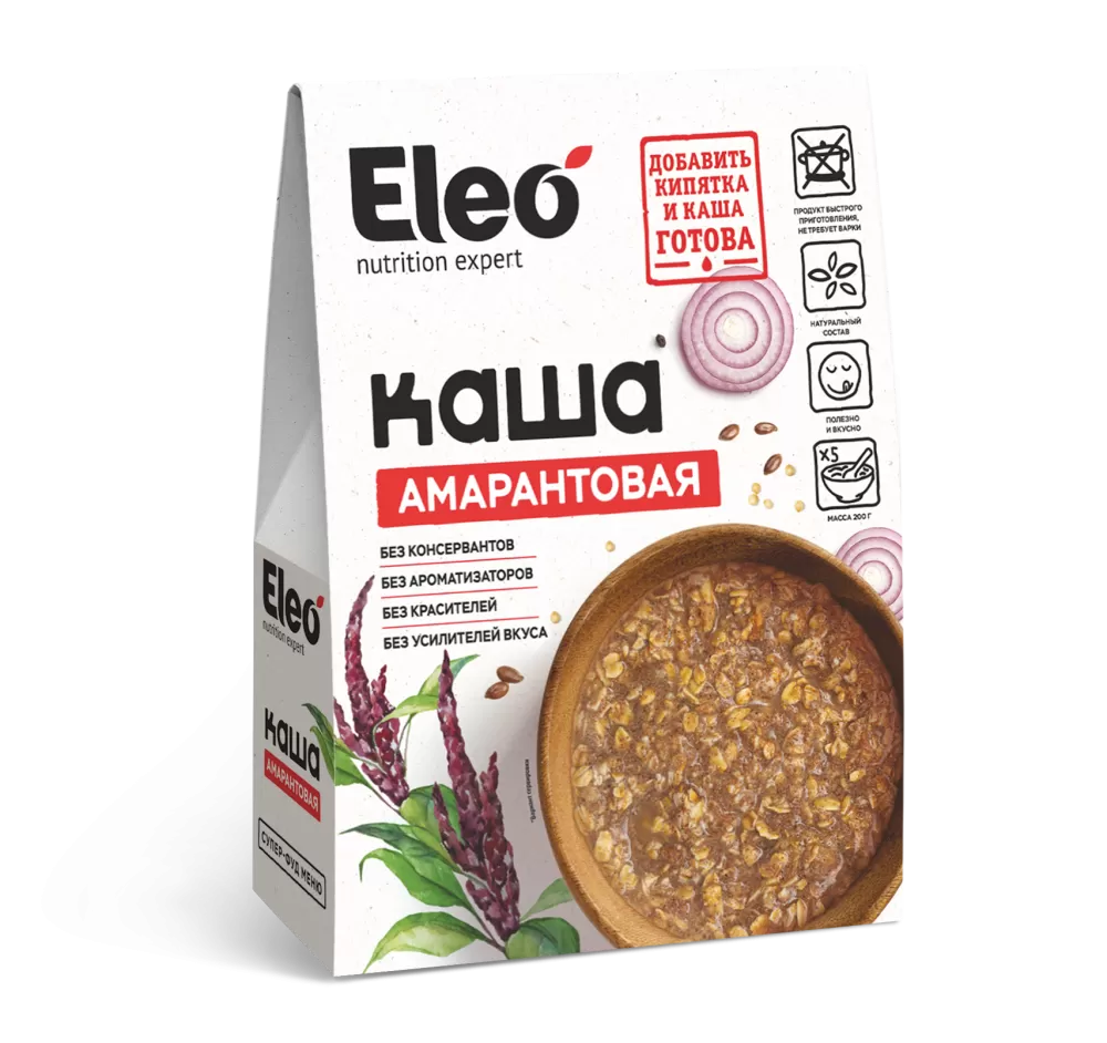 Каша амарантовая 200гр (Eleo) - магазин здорового питания «Добрый лес»