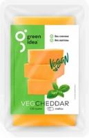 Сыр растительный ЧЕДЕР нарезка 150гр (Green idea) - магазин здорового питания «Добрый лес»