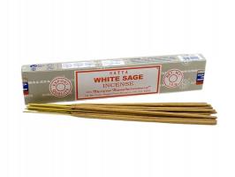 Благовония Индийские White Sage 12 палочек 15гр (Satya) - магазин здорового питания «Добрый лес»