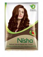 Хна КРАСКА-УБТАН цвет натуральный коричневый 25гр (Nisha) - магазин здорового питания «Добрый лес»