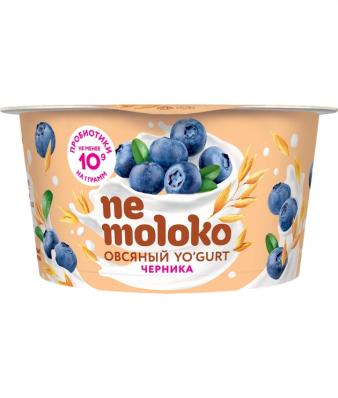 Йогурт овсяный ЧЕРНИКА 130гр (NeMoloko) - магазин здорового питания «Добрый лес»