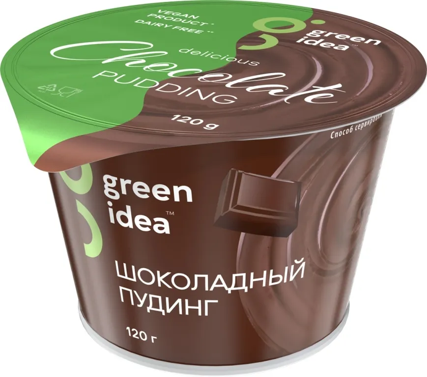 Пудинг соевый ШОКОЛАДНЫЙ 120гр (Green idea) - магазин здорового питания «Добрый лес»
