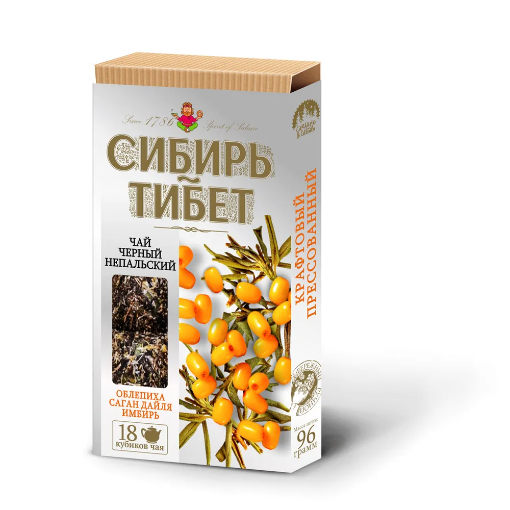 Чай Сибирский ПУЭР ОБЛЕПИХОВЫЙ 18куб (Сибирь Тибет) - магазин здорового питания «Добрый лес»