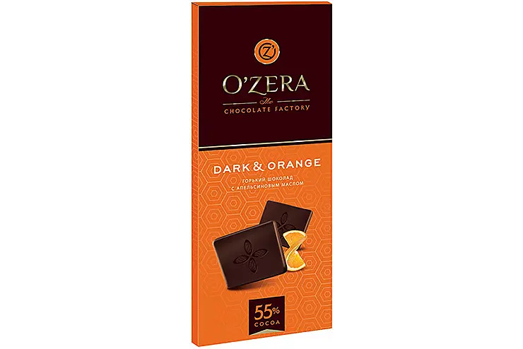 Шоколад молочный ORANGE 90гр (O'zera) - магазин здорового питания «Добрый лес»