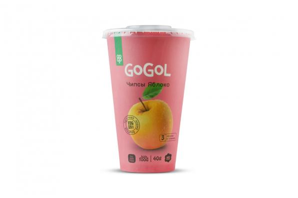 Чипсы фруктовые ЯБЛОКО 40гр  (GoGol) - магазин здорового питания «Добрый лес»