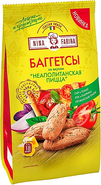 Баггетсы НЕАПОЛИТАНСКАЯ ПИЦЦА 65гр (КДВ) - магазин здорового питания «Добрый лес»