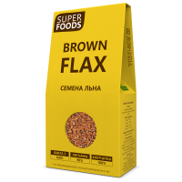 Семена льна 150гр (Brown Flax) - магазин здорового питания «Добрый лес»