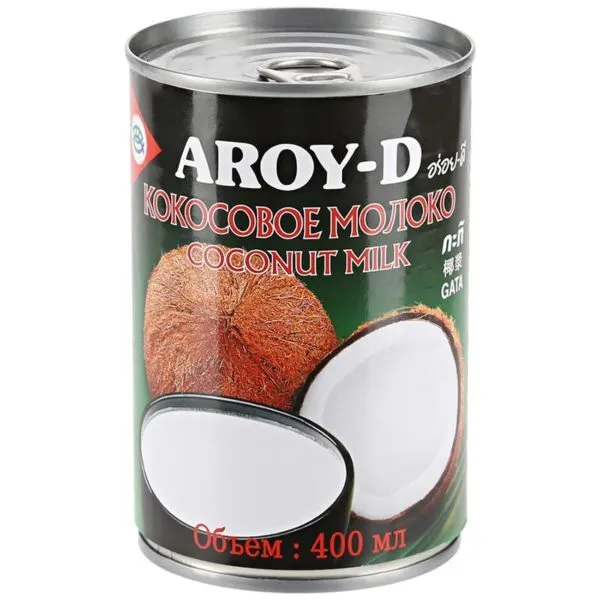Молоко кокосовое 17-19% ЖБ 400мл (AROY-D) - магазин здорового питания «Добрый лес»