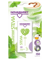 Заменитель сахара СТЕВИЯ 150табл (Novasweet) - магазин здорового питания «Добрый лес»