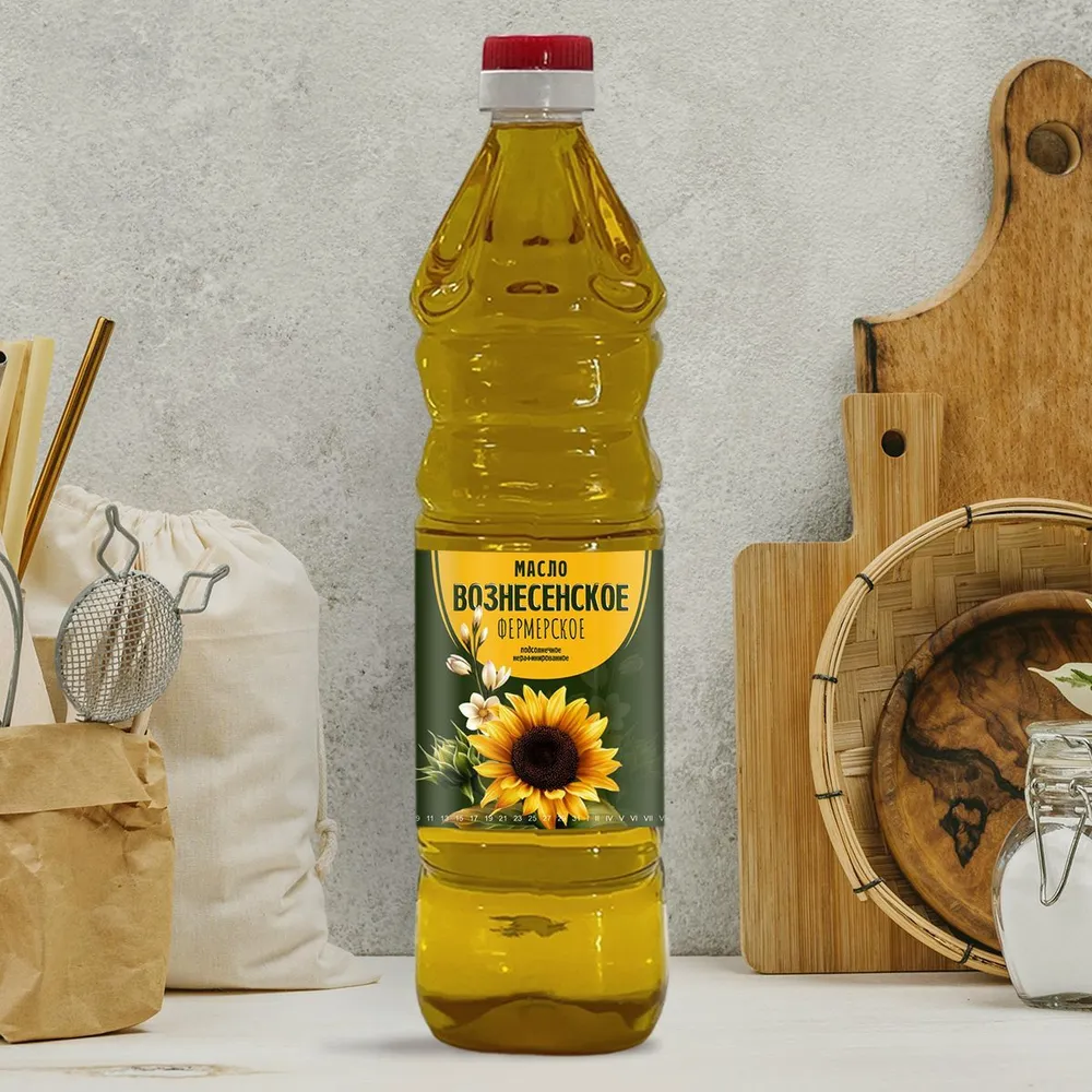 Масло подсолнечное ВОЗНЕСЕНСКОЕ 500мл (Ника) - магазин здорового питания «Добрый лес»